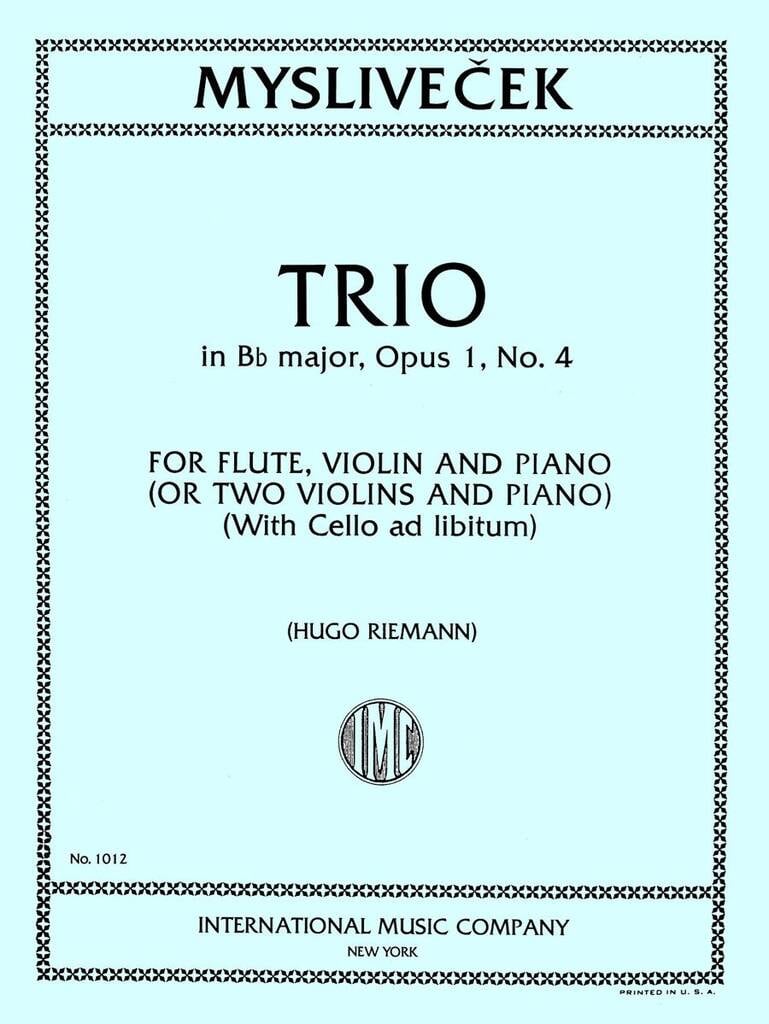 Trio In Si Bem Op. 1 N. 4